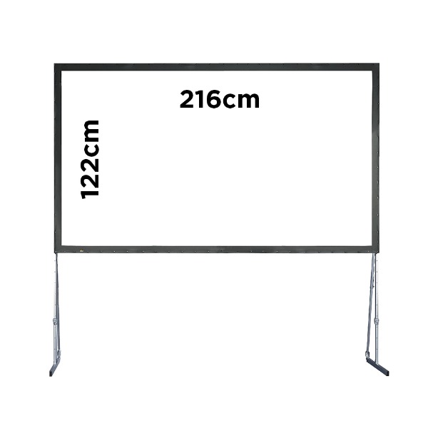 Projectiescherm 216x122cm 16:9